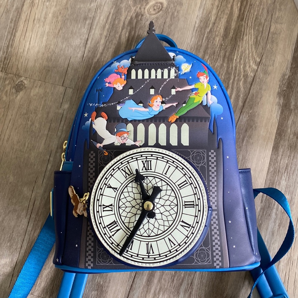 NWOT Disney Loungefly Peter Pan Backpack Purse